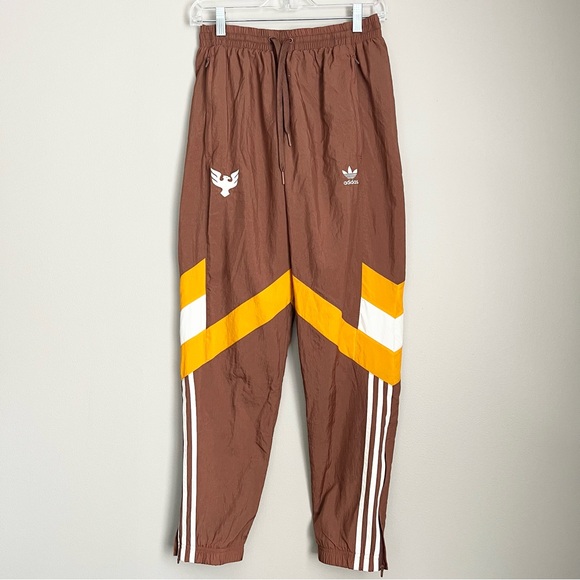adidas Other - Adidas Brown Athletic Pant Men’s S DC United Soccer Blokecore Streetwear Zippers